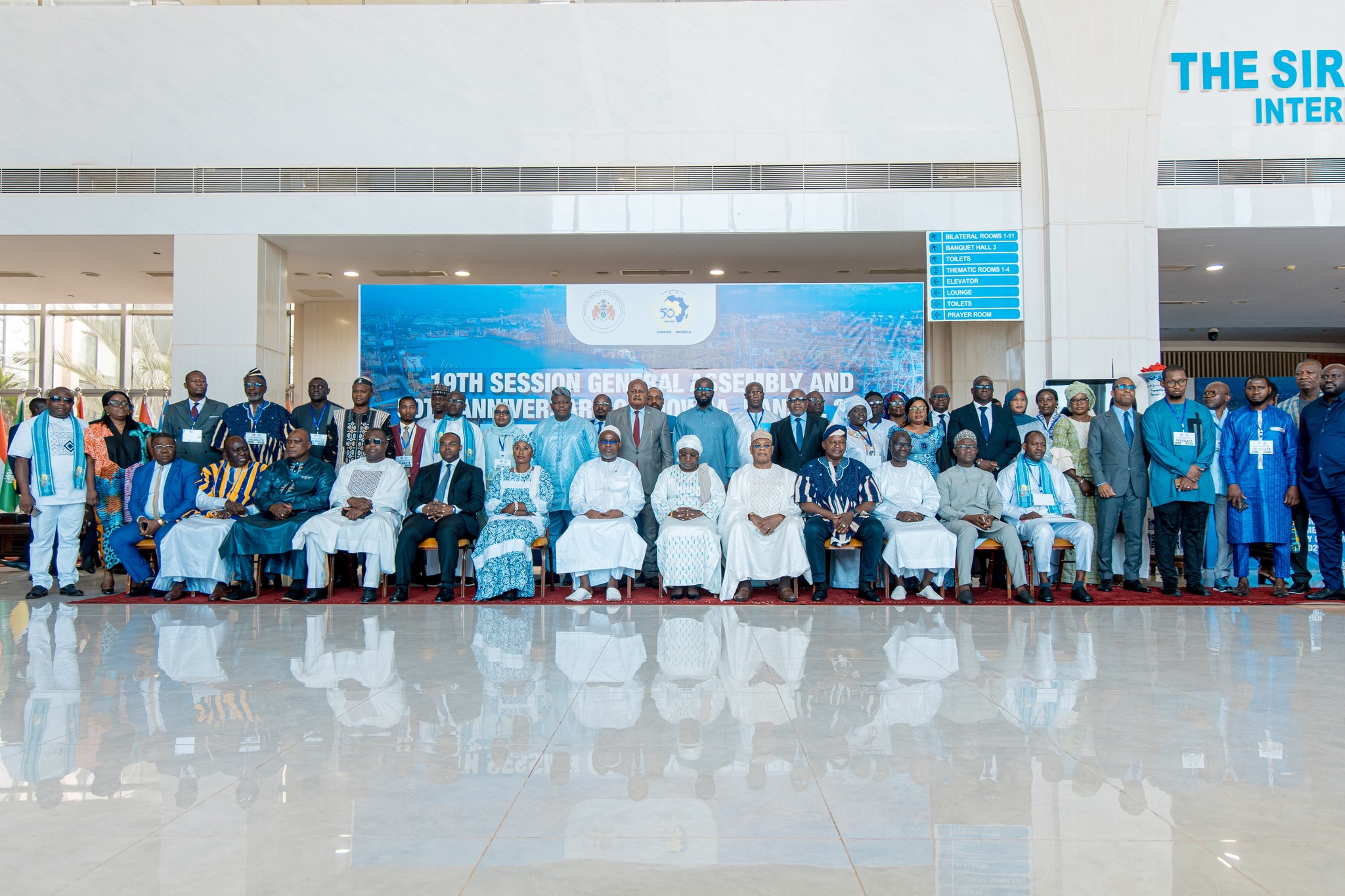 The Gambia takes over the presidency of the Maritime Organization of West and Central Africa (MOWCA) following the 19th General Assembly and 50th anniversary in Banjul.